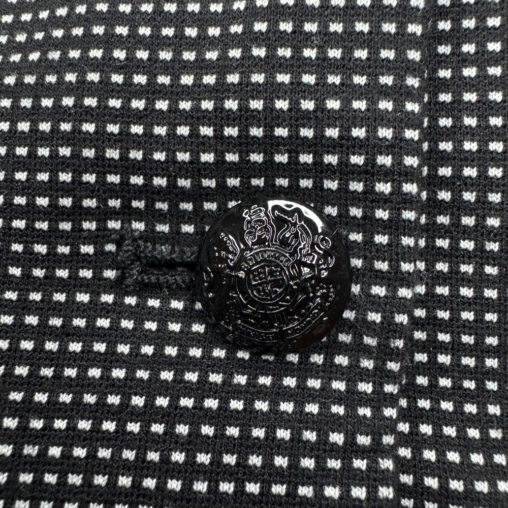 WHBM Black White Textured Vest Size 4 Sleeveless Button Front - Picture 3 of 6